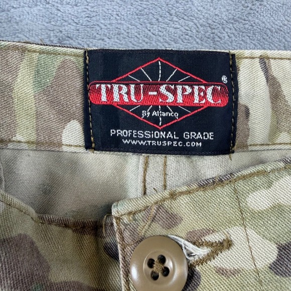 TRU SPEC Military Camo Cargo Pants Men's Size Medium Long Brown Camouflage Pants - Picture 3 of 7